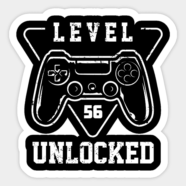 Level 56 Unlocked Sticker by GronstadStore